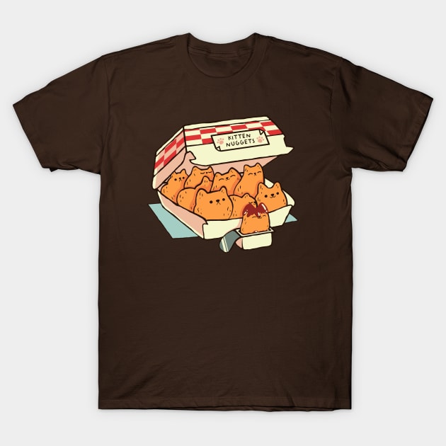 Kitten Nuggets Fast Food Cat by Tobe Fonseca T-Shirt by Tobe_Fonseca